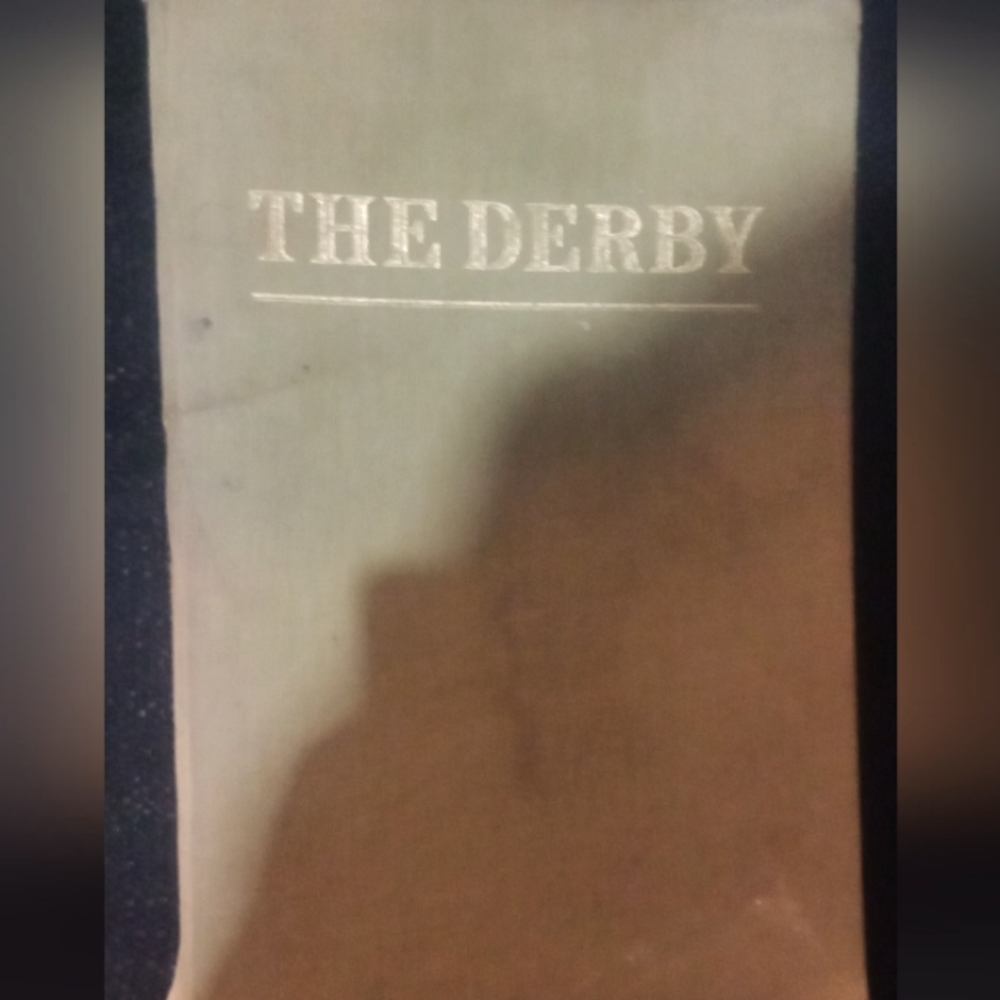 Signed copy of The Derby by bill Levy